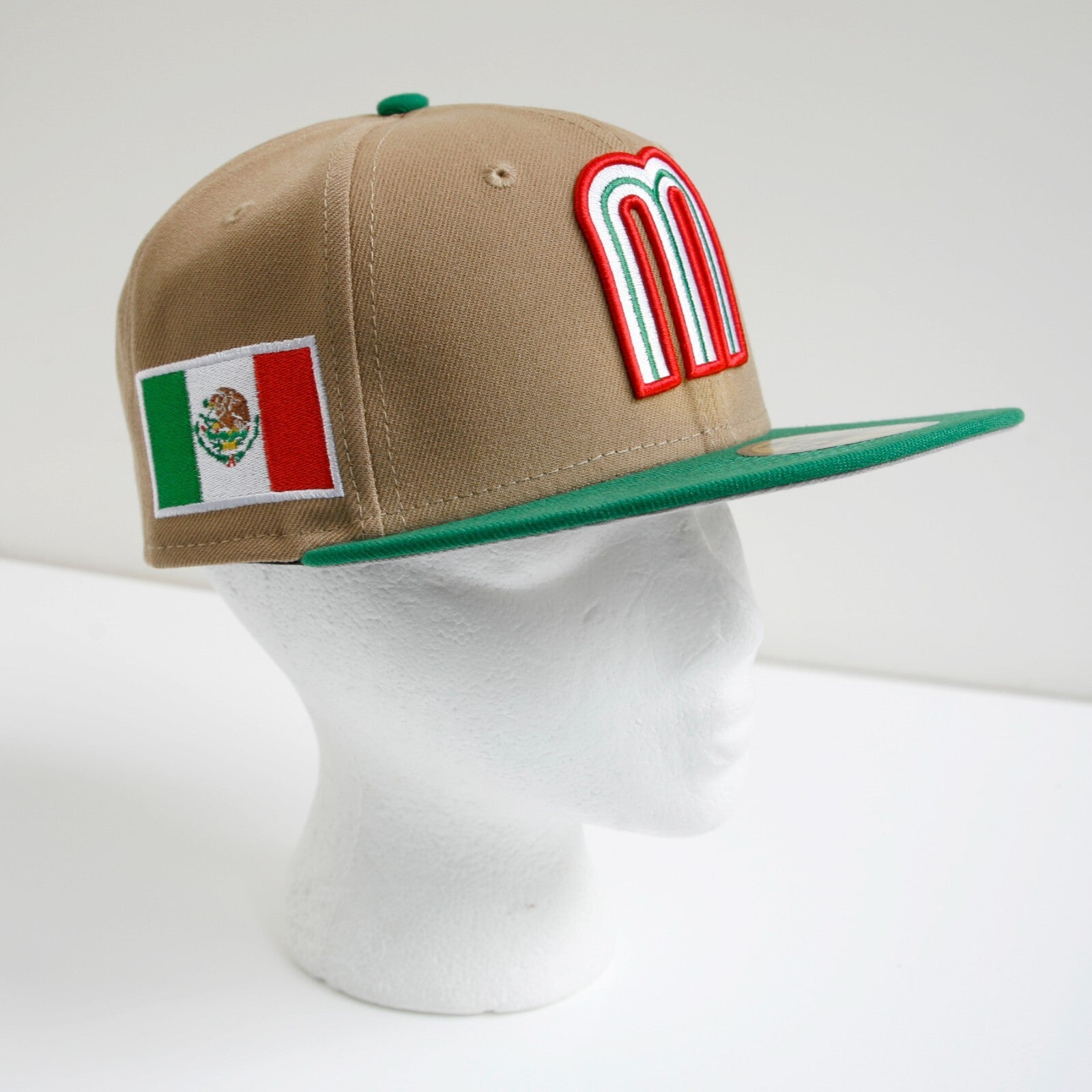 New Era Mexico 59Fifty Fitted Cap WBC Limited-Edition Khaki/Green/Gray