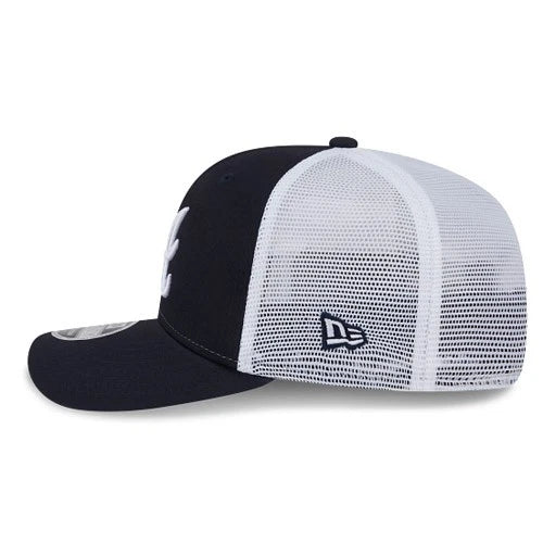 New Era Atlanta Braves 970 Navy Snapback Hat MLB Stretch Snap Trucker Mesh Cap