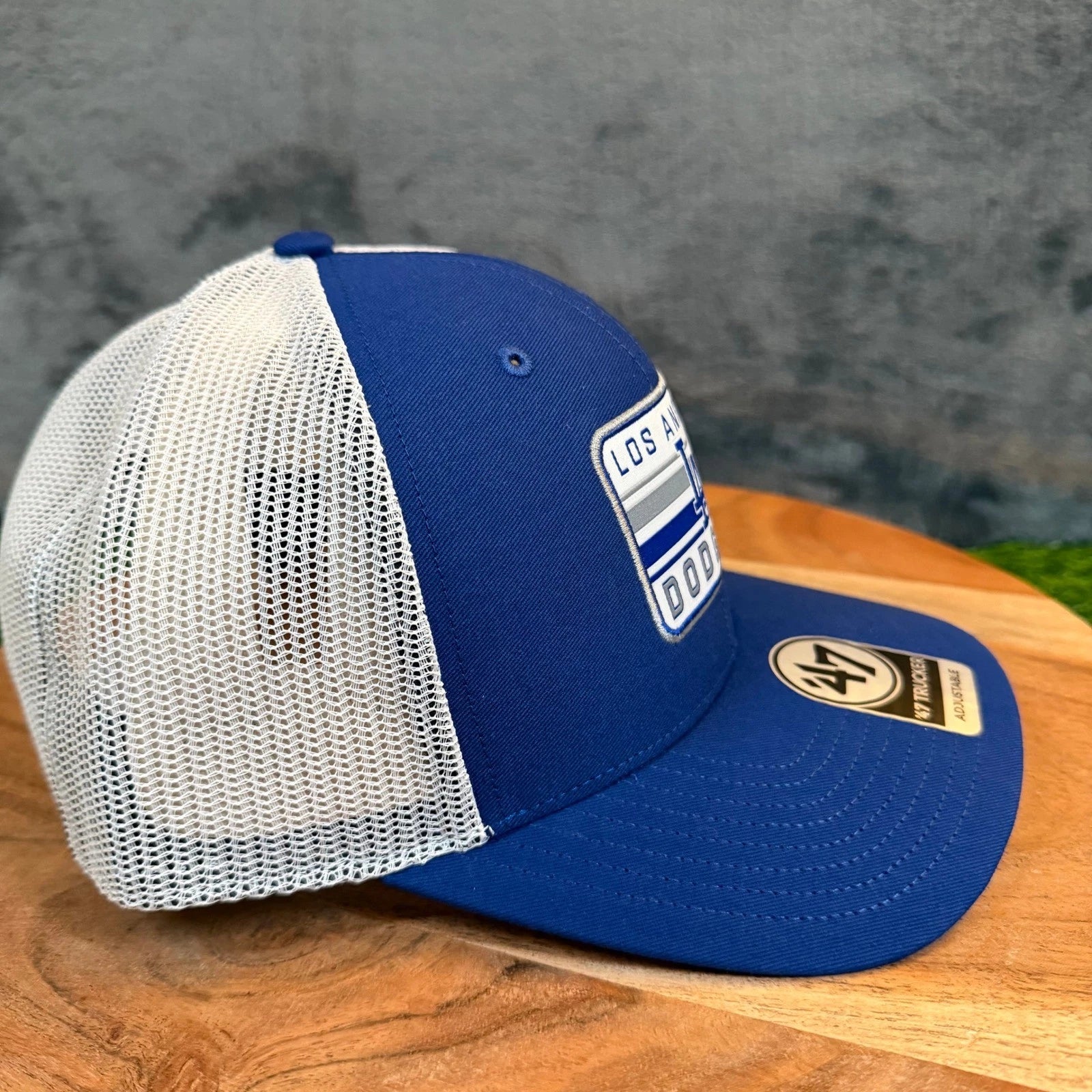 47 Brand Los Angeles Dodgers Drifter Snapback Trucker Hat Mens One Size Blue NWT