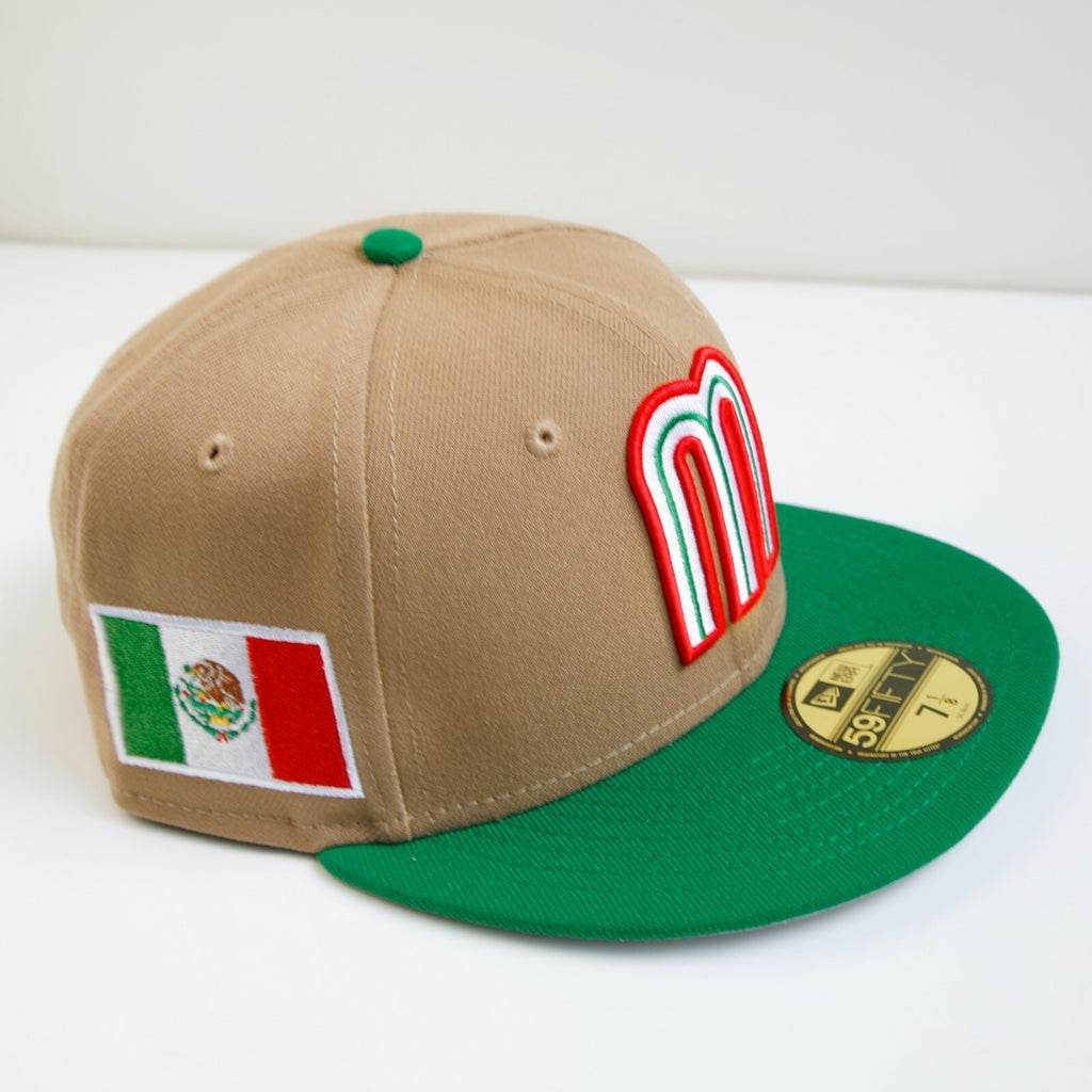 New Era Mexico 59Fifty Fitted Cap WBC Limited-Edition Khaki/Green/Gray
