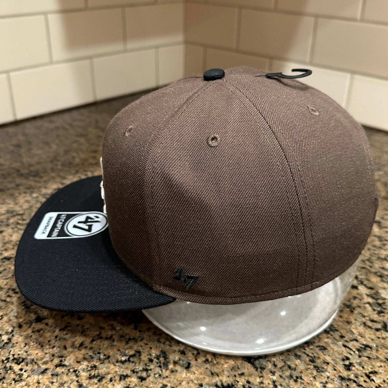 Los Angeles Dodgers '47 Captain Snapback Hat Men's OSFA Brown Black New
