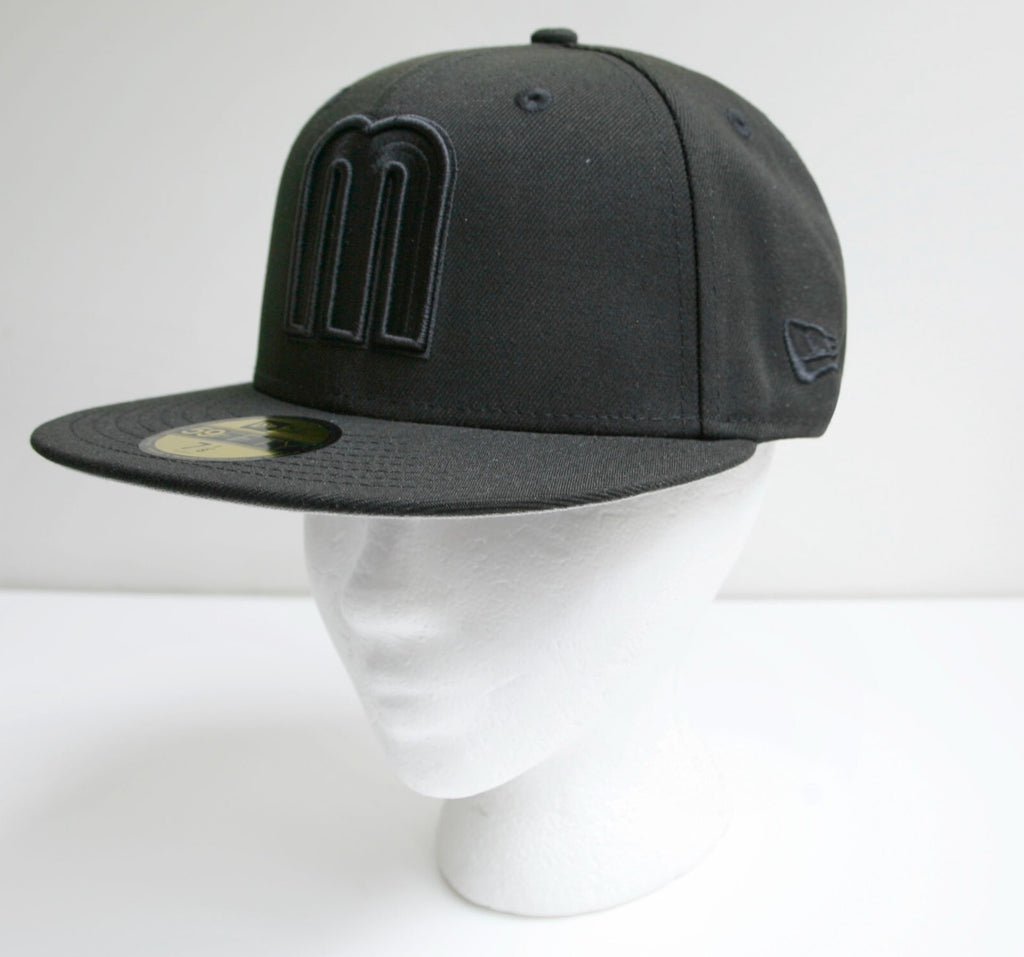 New Era Mexico 59Fifty Men's Fitted Hat World Baseball Limited-Edition Blk RARE