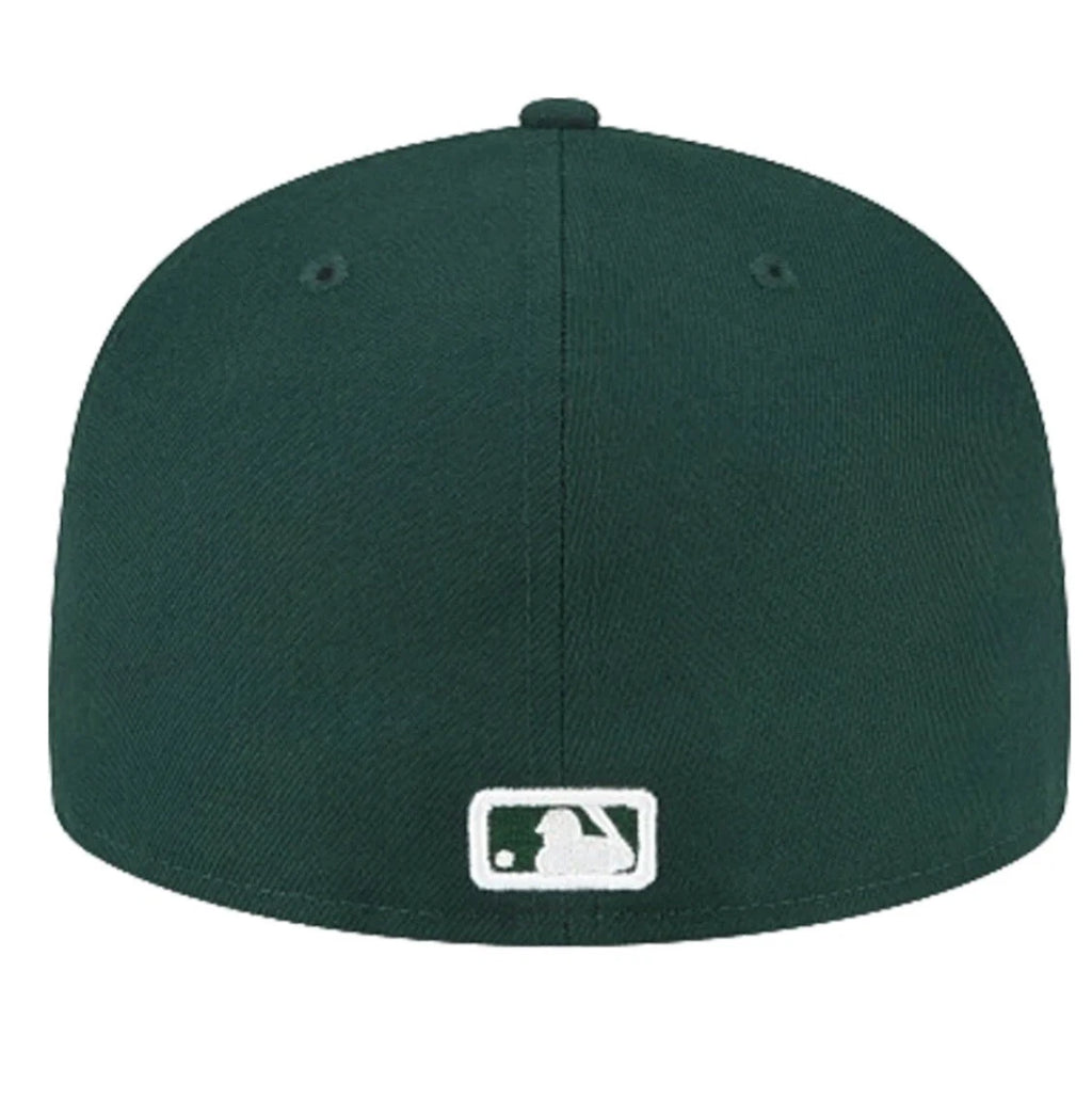 New York Yankees MLB New Era 59FIFTY Fitted Cap HAT 5950 DARK GREEN RETRO OG NEW