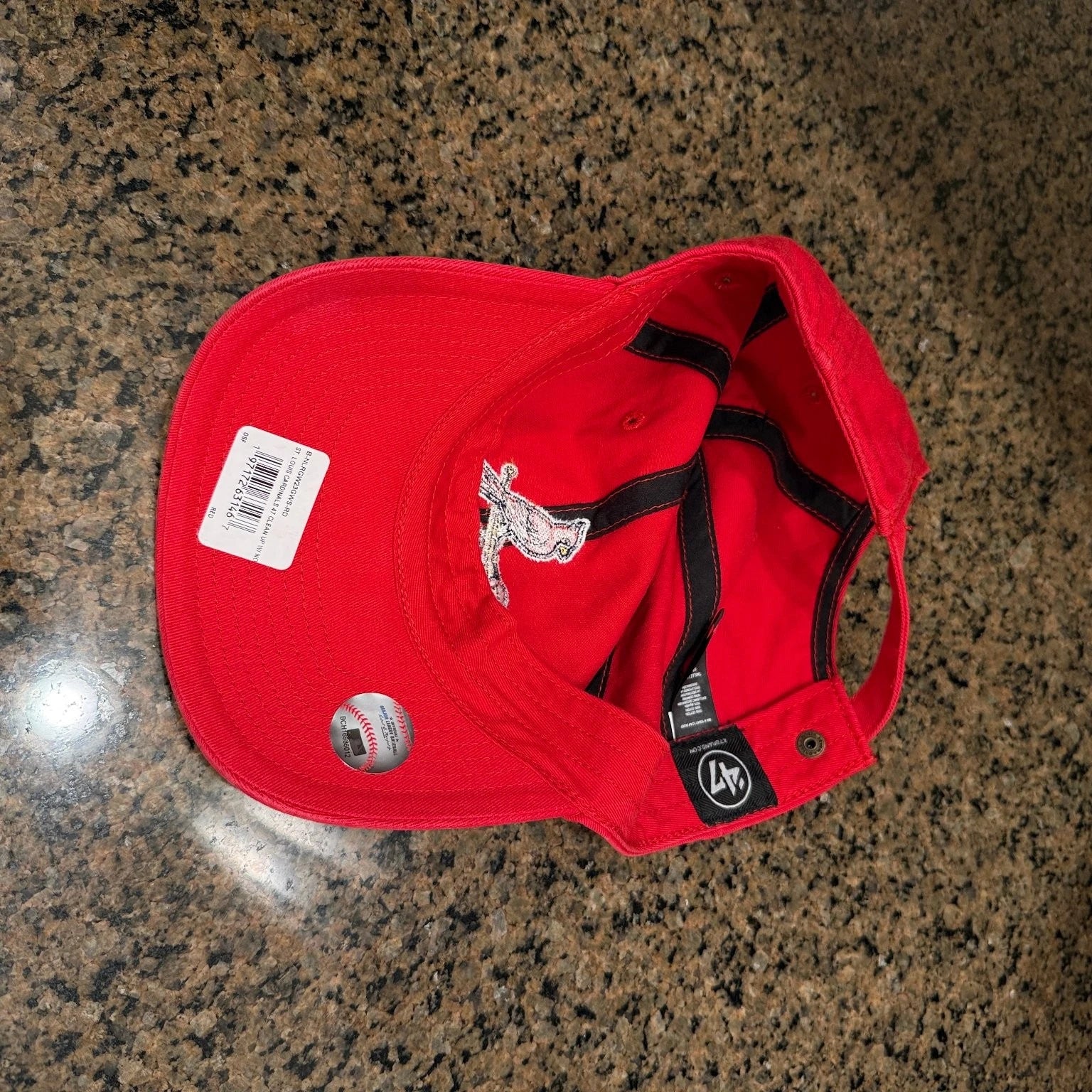 St. Louis Cardinals '47 Clean Up Baseball Cap Hat Adjustable Red MLB New