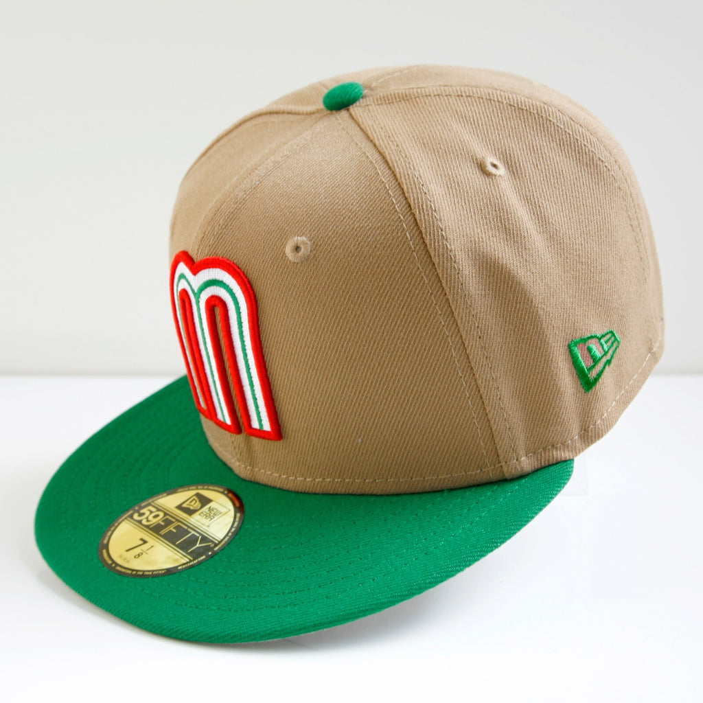 New Era Mexico 59Fifty Fitted Cap WBC Limited-Edition Khaki/Green/Gray