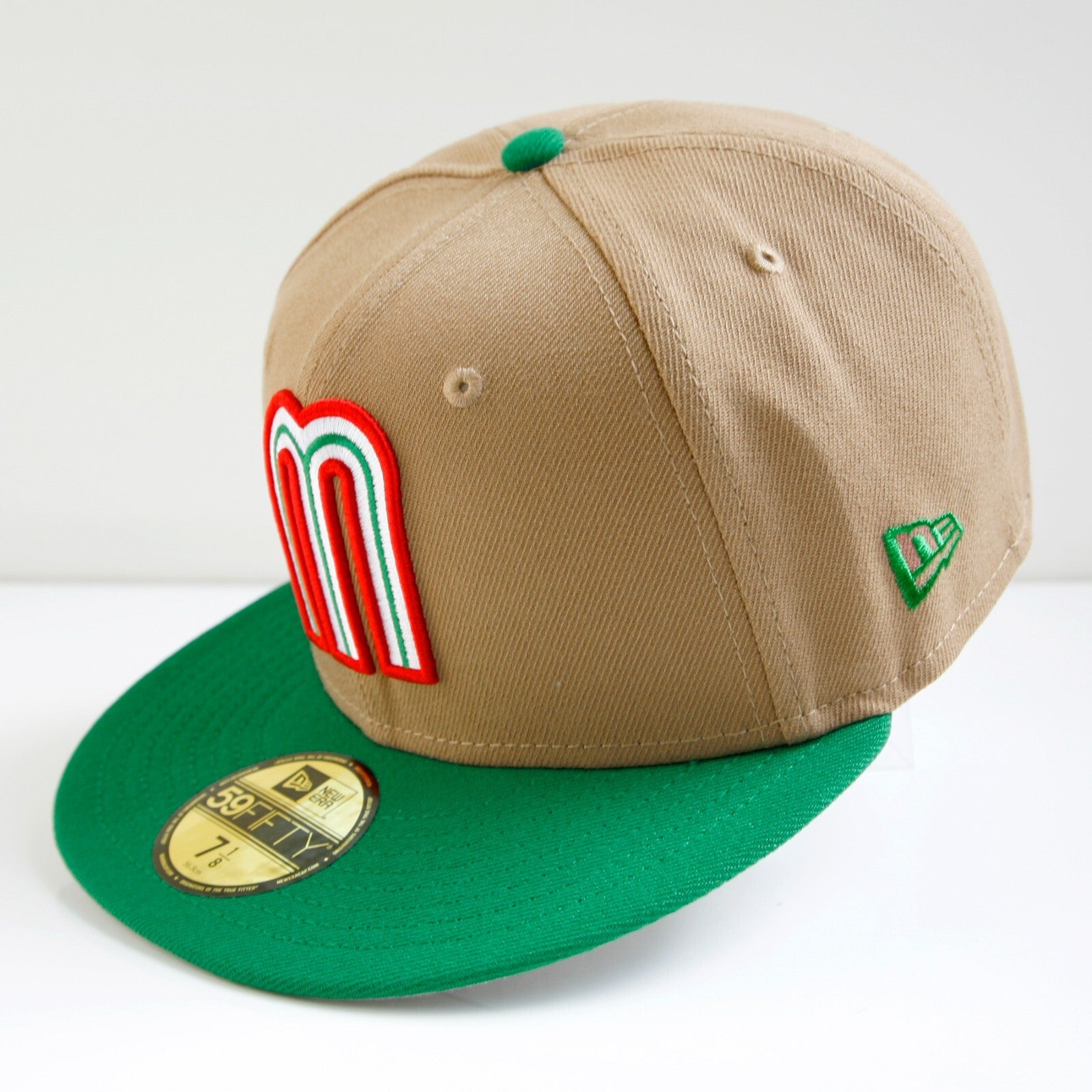 New Era Mexico 59Fifty Fitted Cap WBC Limited-Edition Khaki/Green/Gray