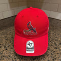 St. Louis Cardinals '47 Clean Up Baseball Cap Hat Adjustable Red MLB New