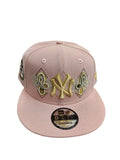 NEW ERA NY YANKEES SNAPBACK EXCLUSIVE CUSTOM LIMITED EDITION BABY PINK