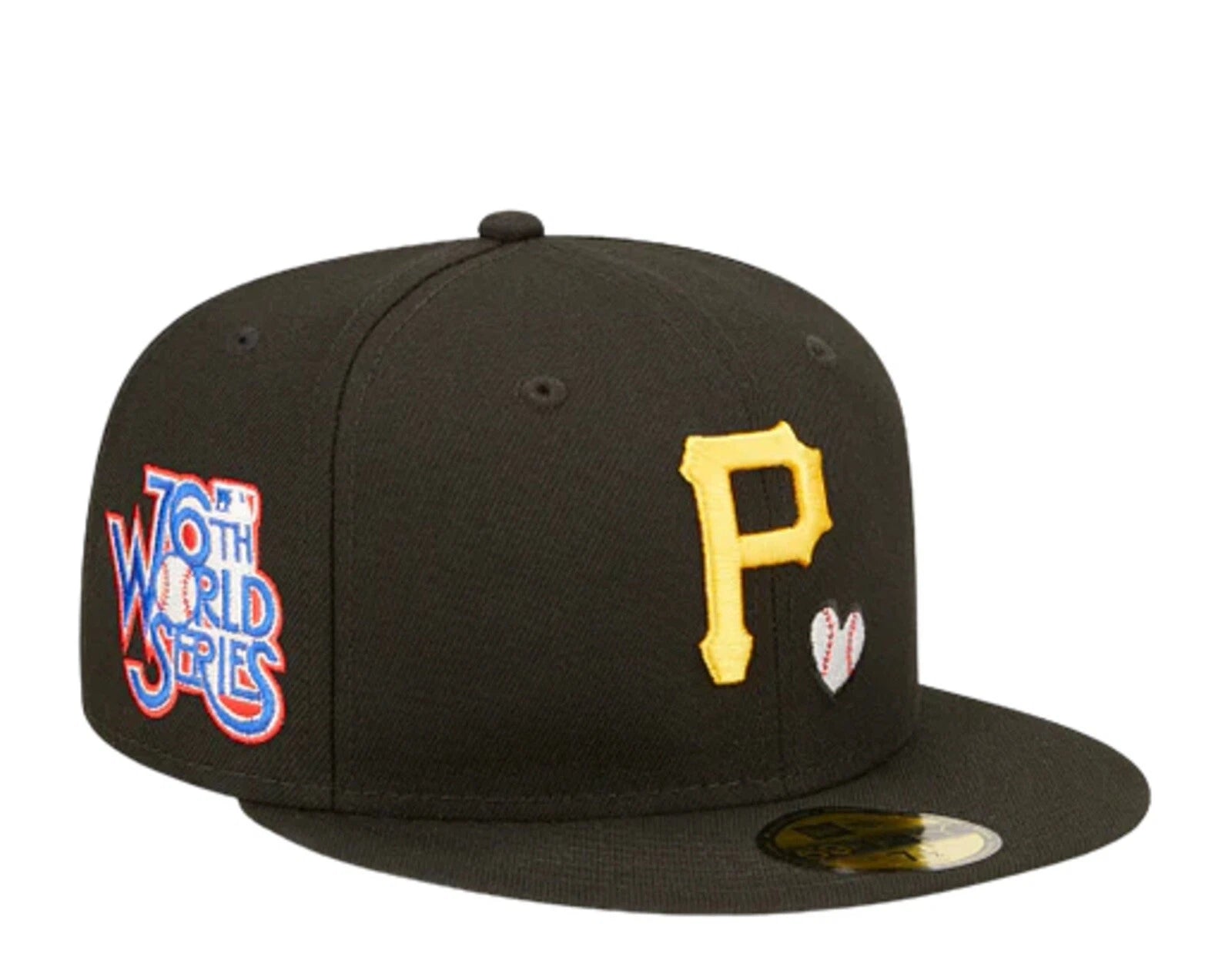 MEN’S PITTSBURGH PIRATES NEW ERA TEAM HEART WS PATCH LOGO 59FIFTY Fitted Hat Cap
