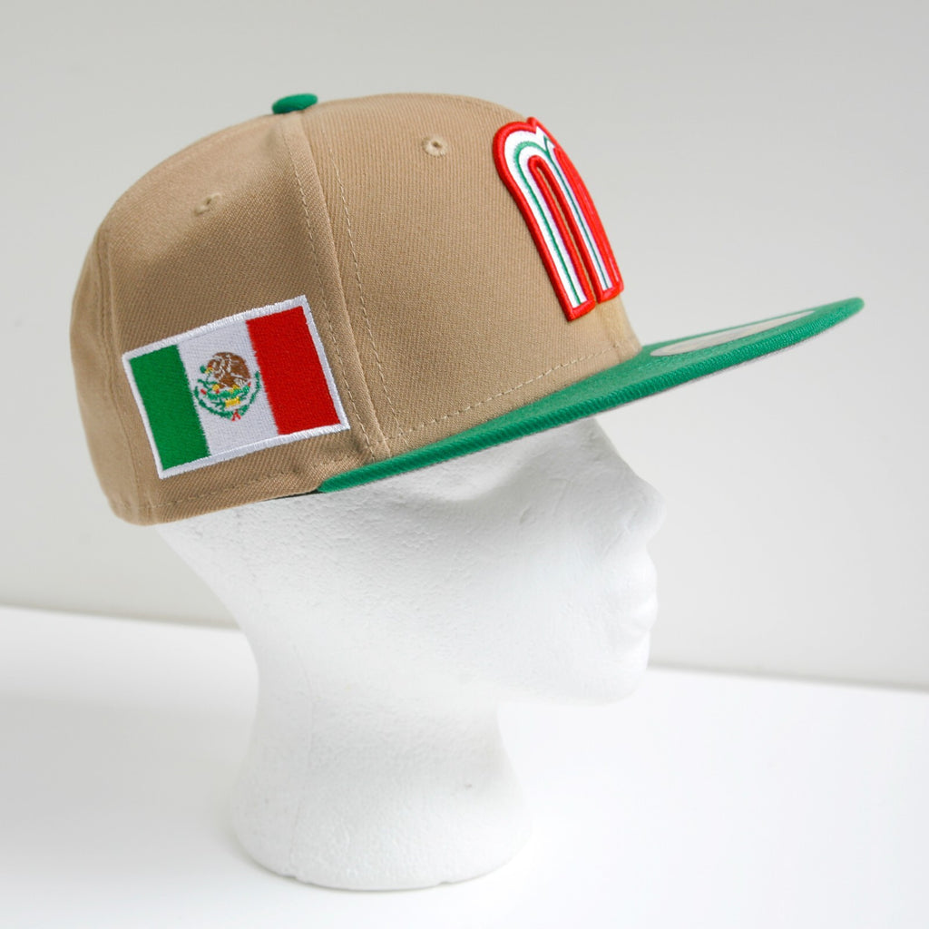 New Era Mexico 59Fifty Fitted Cap WBC Limited-Edition Khaki/Green/Gray