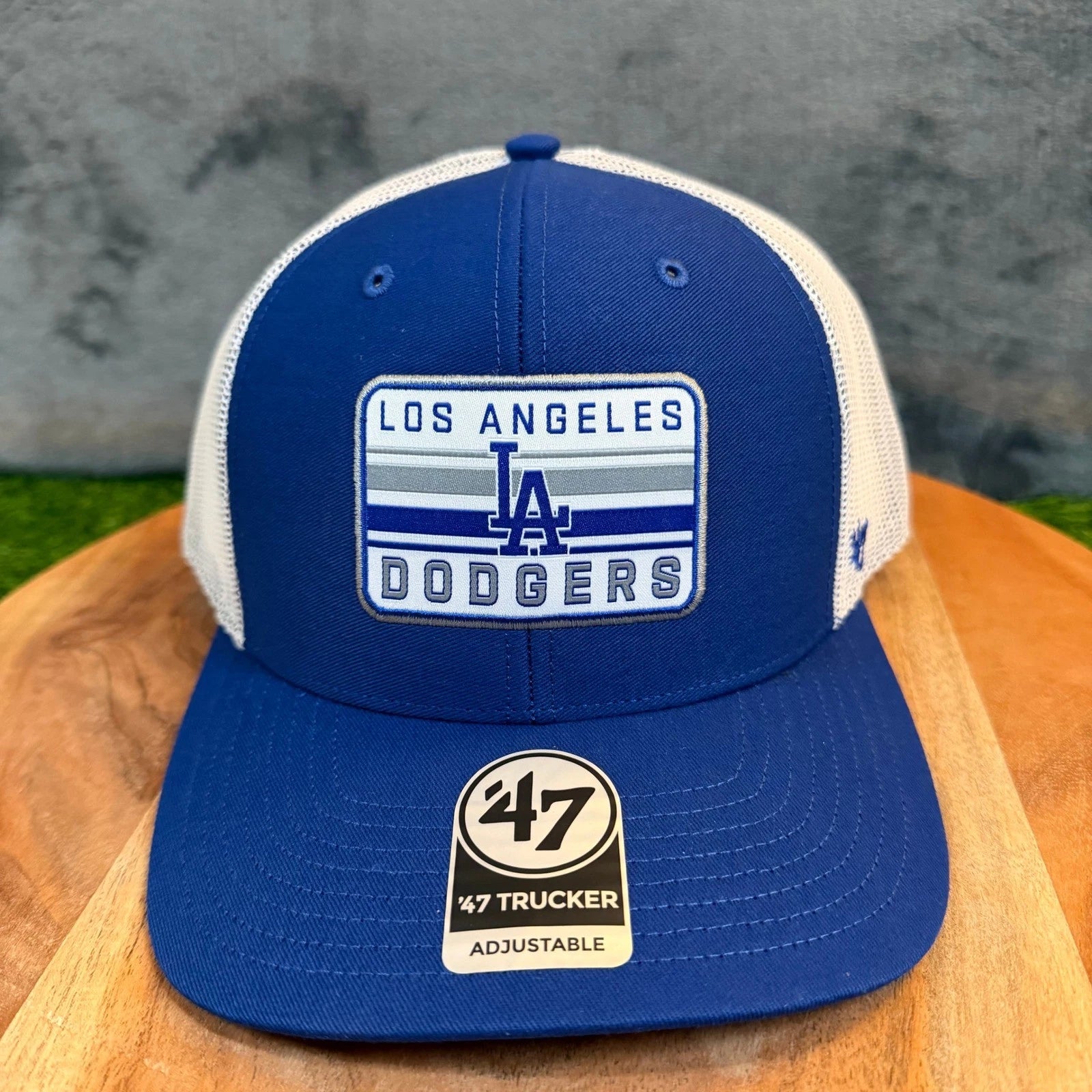 47 Brand Los Angeles Dodgers Drifter Snapback Trucker Hat Mens One Size Blue NWT