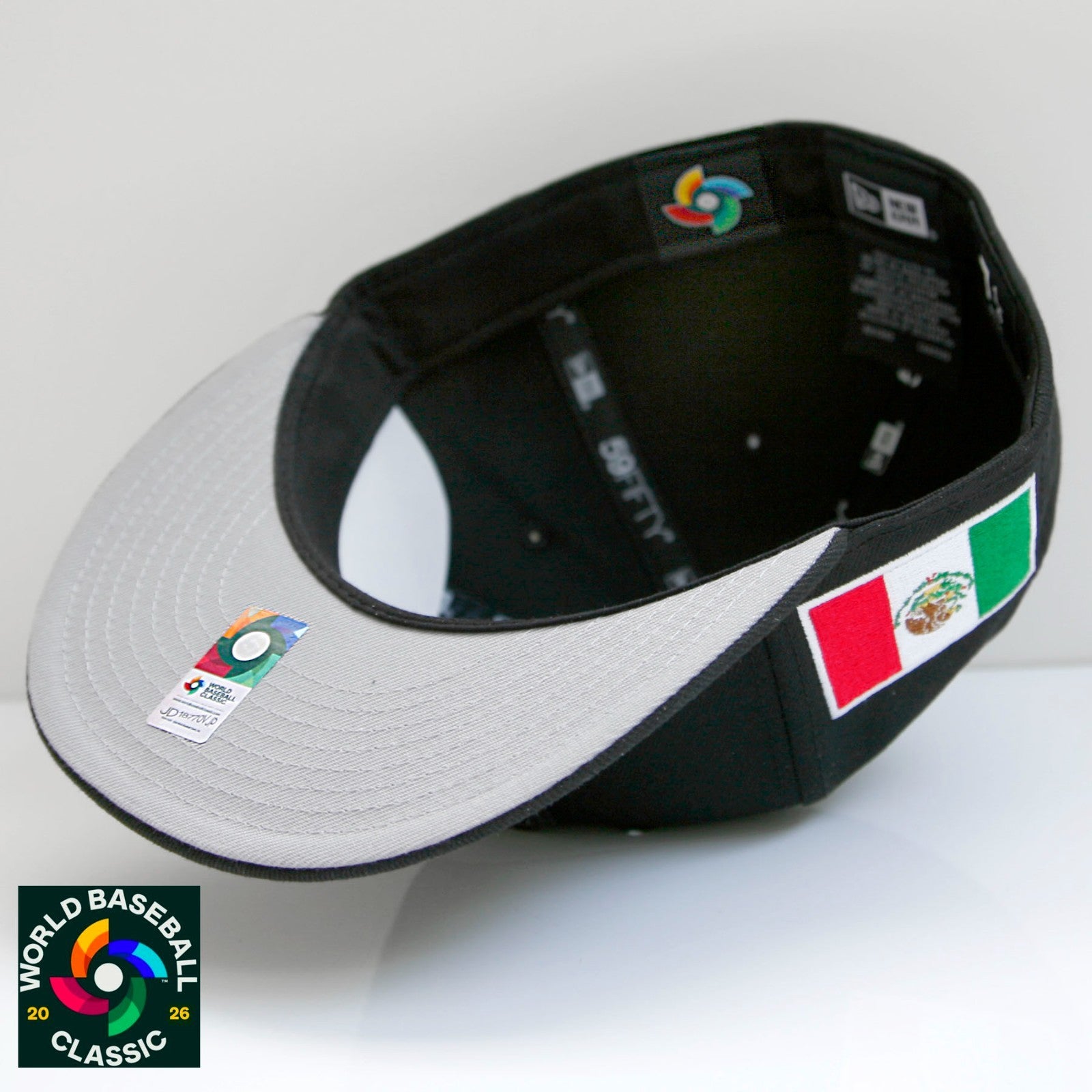 New Era Mexico 59Fifty Men's Fitted Hat WBC 2026 Black Limited-Edition RARE