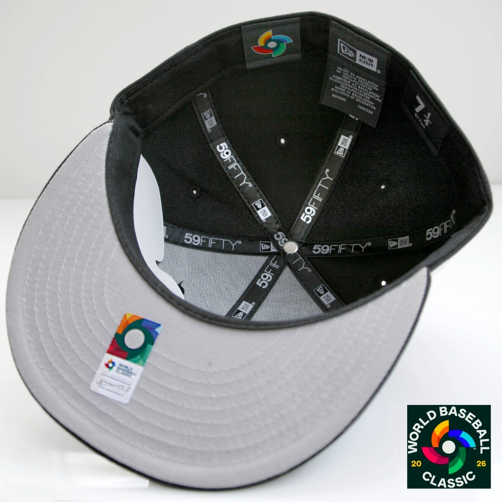 New Era Mexico 59Fifty Men's Fitted Hat WBC 2026 Black Limited-Edition RARE
