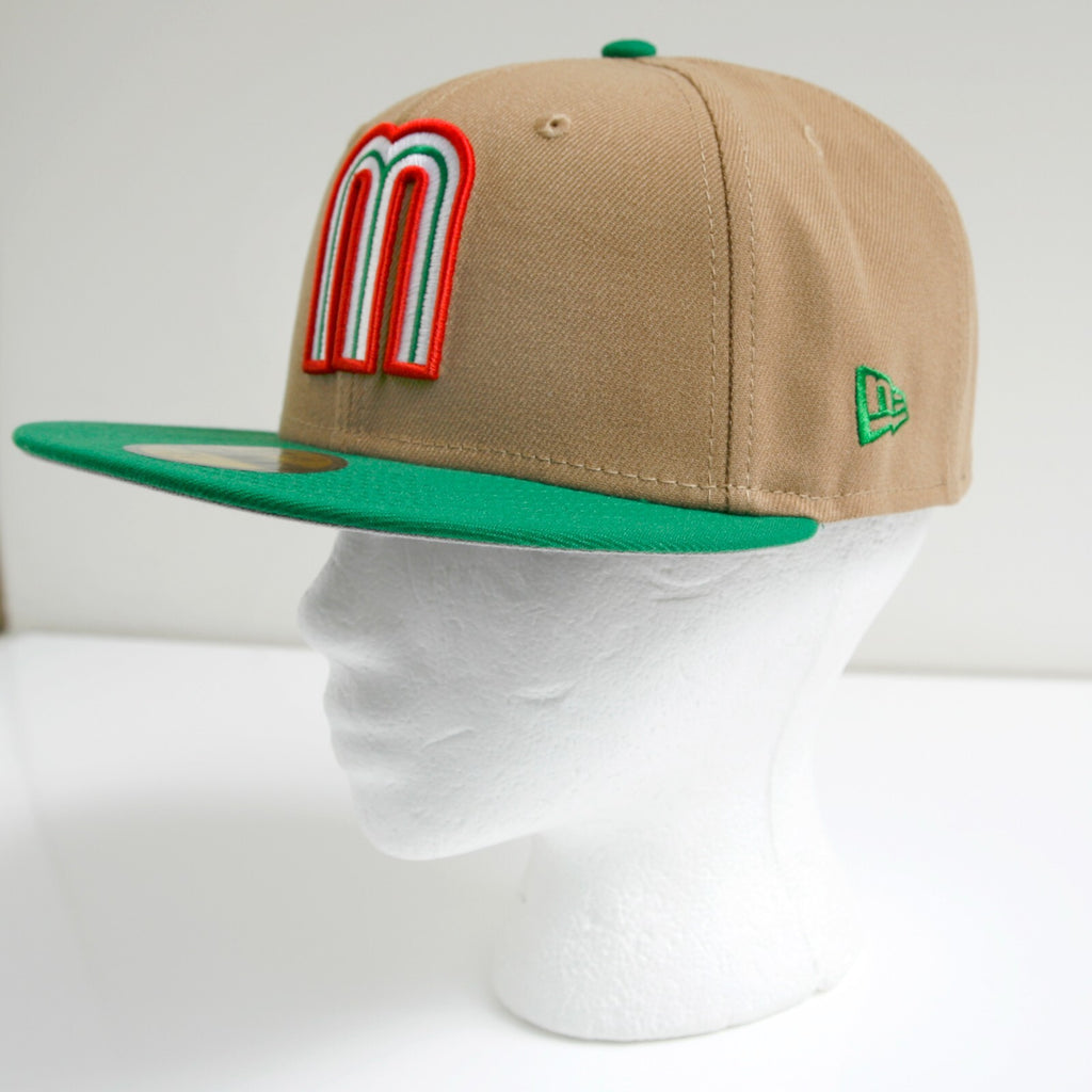 New Era Mexico 59Fifty Fitted Cap WBC Limited-Edition Khaki/Green/Gray