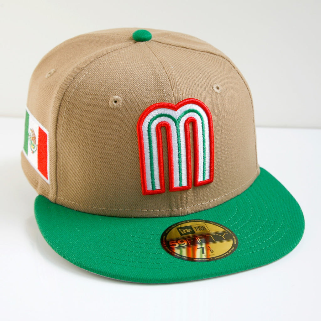 New Era Mexico 59Fifty Fitted Cap WBC Limited-Edition Khaki/Green/Gray