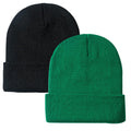 ZOORON 1&2 Pack Beanie for Men Women Slouchy Beanie Hats Winter Knit Caps Soft Ski Hat Unisex - Caps Fitted Little RockCaps Fitted Little Rock Caps Fitted Little Rock